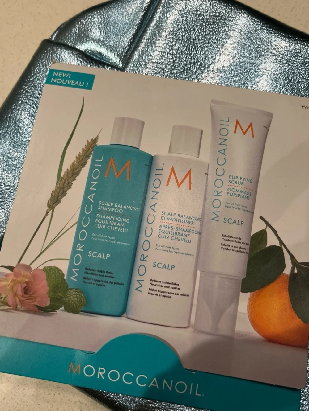 Moroccanoil metallic teal